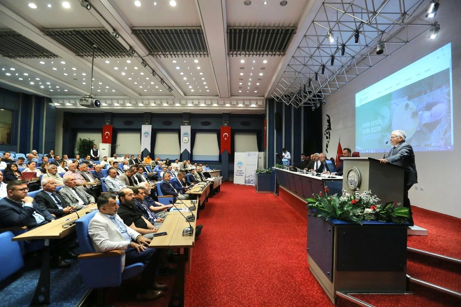 Kayseri Büyükşehir'den Kent Konseyi'ne sunum
