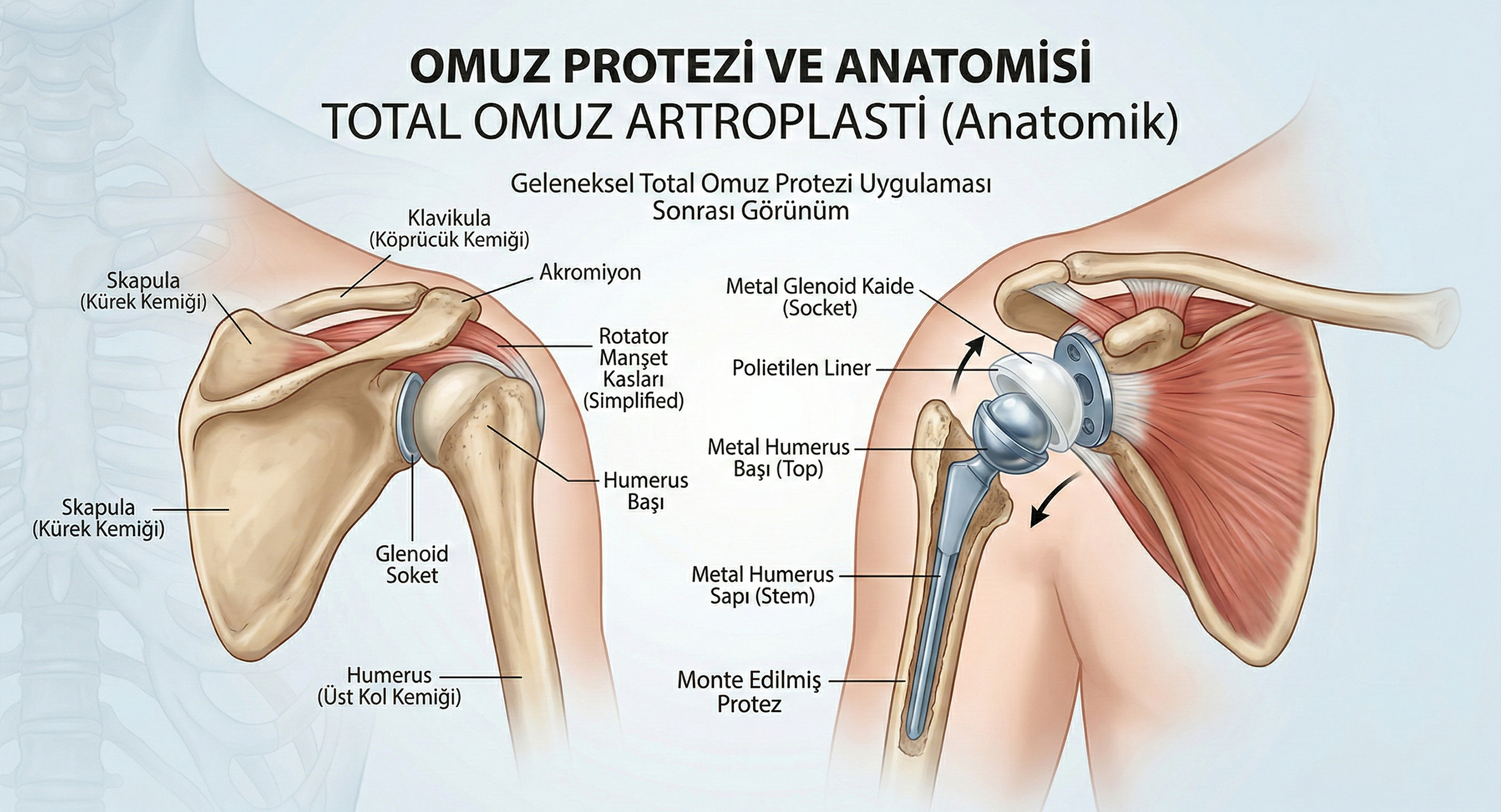 Omuz Kireçlenmesinde Kesin Çözüm: Omuz Protezi Cerrahisi ile Hareket Özgürlüğü