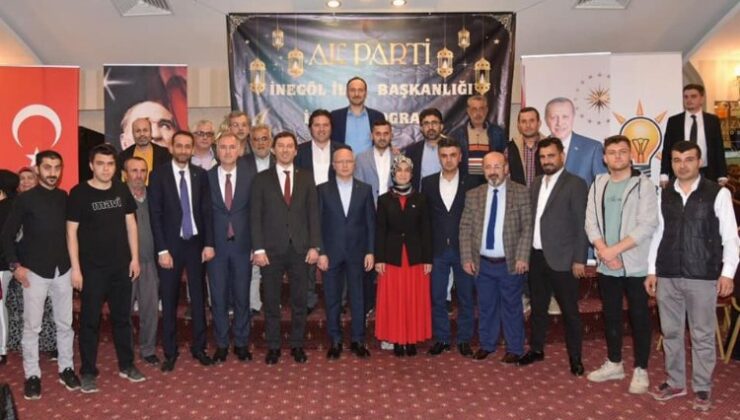 AK Parti Bursa İl Başkanı Gürkan, İnegöl’de iftara katıldı