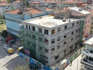 Bursa Mudanya’da Aile Destek Merkezi’nin kaba inşaatı tamam