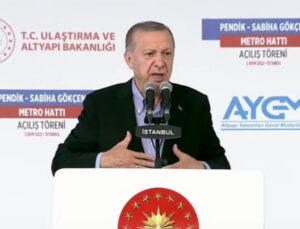 Cumhurbaşkanı Erdoğan İstanbul’da metro açılışında konuşuyor (CANLI)